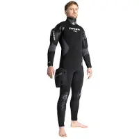 Cressi Ice 2024 7 Mm Semi Dry Suit Noir 2XL Homme