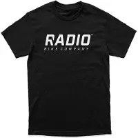 Radio Logo Short Sleeve T-shirt Noir 2XL Homme