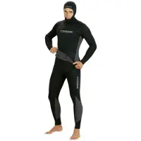 Cressi Spa Fisterra Lc 5 Mm Diving Wetsuit Noir 2XL Homme