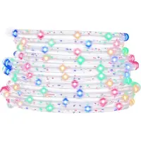 vidaXL Tube lumineux 1200 LEDs Multicolore 50 m PVC 124937