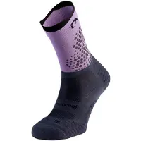 Lurbel Chaussettes Rise Flux Five Violet Noir, Taille M