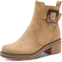 Marco Tozzi Chaussures de ville pour femmes , bottines, couleur marron, style décontracté