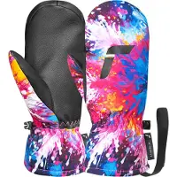 Reusch Gants de sport 'Carter' bleu / orange / rose / noir