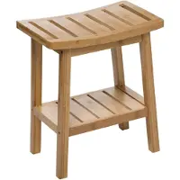 Five Bamboo Stool Marron