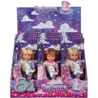 Simba Toys Evi Love Pyjama 3 Asst Pres x12, ...