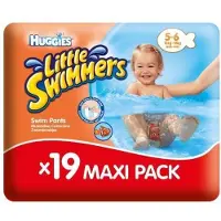Huggies Maxi Pack Little Swimmers - Taille 5-6 - 19 Couches De Bain