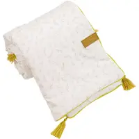 DOMIVA Couverture Bébé Double Face 75x100 Cm Leafy Bunny -