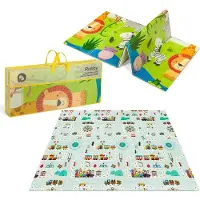Lionelo Tapis d'éveil pliable et imperméable Robby, 200 x 180 cm, Multicolore,