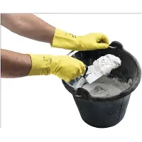 Ansell Gants pour produits chimiques AlphaTec 87-190 taille 9,5-10 jaune EPI catégorie I (10, 9.5)