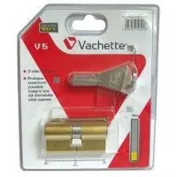 Vachette Cylindre européen - laiton - 30x30 mm
