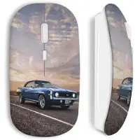 CAPACHEAP Souris Sans Fil Mustang Bleu