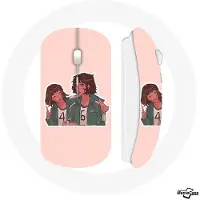 CAPACHEAP Souris Ji Yeong No 240 Et Kang Sae Byeok No 067 Squid Game Sans Fil