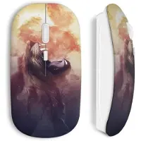 CAPACHEAP Souris sans Fil Lion hurlement