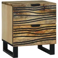 vidaXL Cabinet de chevet avec tiroir Marron 40 x 33 x 46 cm