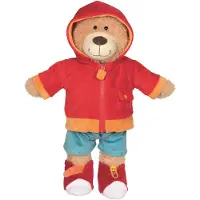 Goki Teddy Growler Cuir Dress Up Cuddly Toy