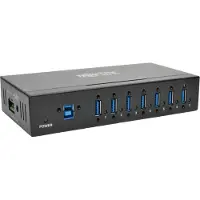Eaton Tripplite Hub 7x USB 3, industriel, résistance ESD 20kV, boîtier métallique, option de montage