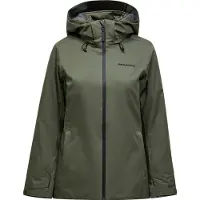 Peak Performance - Veste de ski isolante - W Anima Insulated Jacket Pine Needle pour Femme - Taille S - Kaki