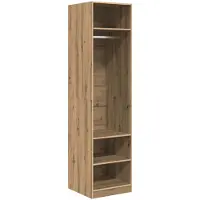 vidaXL Armoire Artisan en chêne 50 x 50 x 200 cm Matériau dérivé du bois