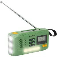 BLOW Radio RA13 AM/FM solaire (AM, FM), Radio, Vert