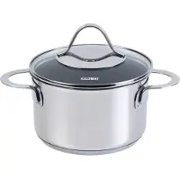 Kelomat Riess Torrano marmite à viande 16 cm, Poêle + casserole, Argent