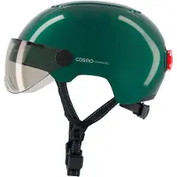 Cosmo Connected Casque vélo Fusion+ Vert sapin métallisé