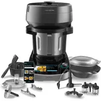 Cecotec Robot de Cuisine Multifonction avec Distributeur d'Aliments Mambo CooKing Unique. 2200 W, 45 Fonctions, Recettes