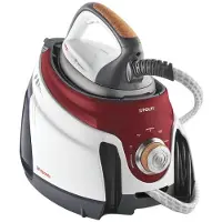 Polti XM82C Fer à repasser à sec ou à vapeur Semelle en aluminium 2350 W Gris, Rouge