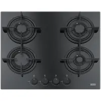 Franke Crystal FHCR 604 4G HE BK C Noir Encastrable Gaz 4 Brûleurs