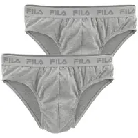 FILA Slip gris chiné