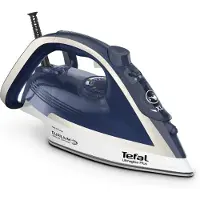 Tefal Fer à repasser vapeur Ultimate Pure FV6812E0 2800 W Bleu Argent