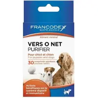 Francodex Comprimés Vers O Net Pour Chiot Et Chien - - X30
