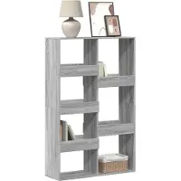 vidaXL Bibliothèque sonoma gris 100x33x155,5 cm bois d'ingénierie