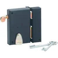 Thirard Serrure en applique à tirage 4 gorges VT 70x110mm droite