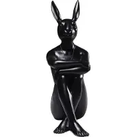 Kare design Déco Gangster lapin noir