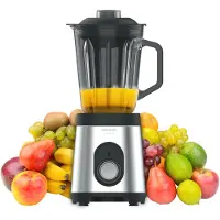 Cecotec Power Black Titanium 1800MAX 1,5 L Mélangeur de table 1000 W Acier inoxydable