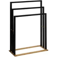 5 Five Porte-serviettes - bambou - noir