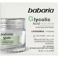 Babaria Crème régénérante à l'acide glycolique , 50 ml