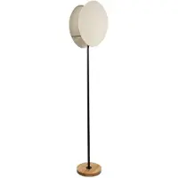 Pauleen Lampadaire Boho Darling E27 320x1670mm max. 20W Beige, noir Bois, métal, lin