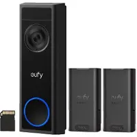 Eufy Security C31 Video Deurbel- 2K Resolutie - Nachtzicht - Draadloos/Batterij + (Sans fil, WiFi)
