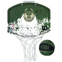 Wilson Mini-panier de basket-ball NBA Team - Milwaukee Bucks