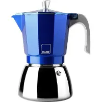 Ibili Elba Blue Machine à espresso 9 tasses bleu One Size / EU Plug 220V bleu One Size