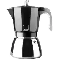 Ibili Elba Black Coffee Maker 12 Cups Argenté