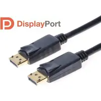 PremiumCord Câble DisplayPort 1.2 M/M (5 m), Câble vidéo, Noir