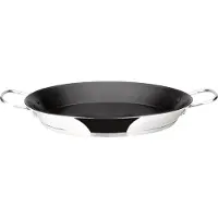 Ibili Bistrot Stainless Steel Paella Pan 28 Cm Argenté