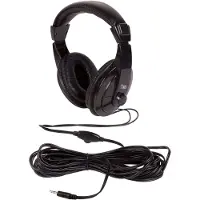 TNB CSHOME1 - HOME - Casque Hifi circum-aural idéal TV + adapt. 6.35 câble 8m - noir