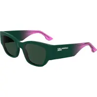 Karl Lagerfeld Lunettes de Soleil - - KLJ6168S - Vert mat - Monture ronde - 52/19/145