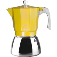 Ibili Elba Peach Cafetière 9 tasses Jaune Jaune One Size