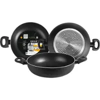 Ibili Honda 2 Handles Fusion Frying Pan 28 Cm Argenté
