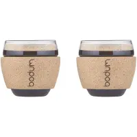 Bodum Set 2 Verres 0.1l Bande En Liege