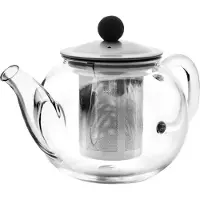 Ibili 621704 théière en verre avec filtre stove 450 ml